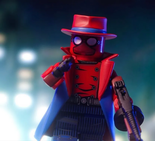 Abnormal Spider-Man Noir (Red & Blue Version)