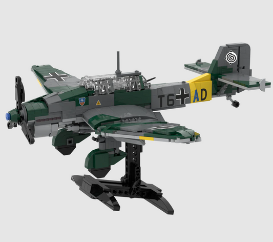 BrickVeteran JU.87 B-2 Stuka WWII Dive Bomber