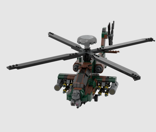 BrickVeteran AH-64D Apache JSDF Attack Helicopter