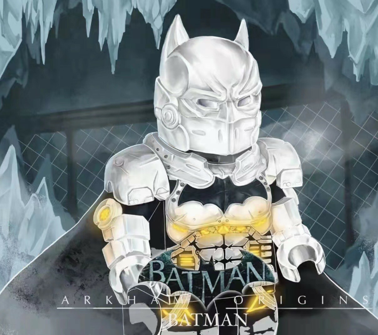 Golden Minifigs Arkham Origins Batman (White)