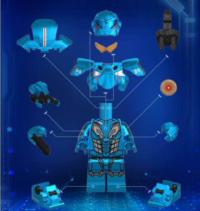Fantastic Lamp Minifigures Gipsy Danger (Pacific Rim)