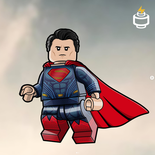 Jaka Superman Set (2 Figs) "Man of Steel"