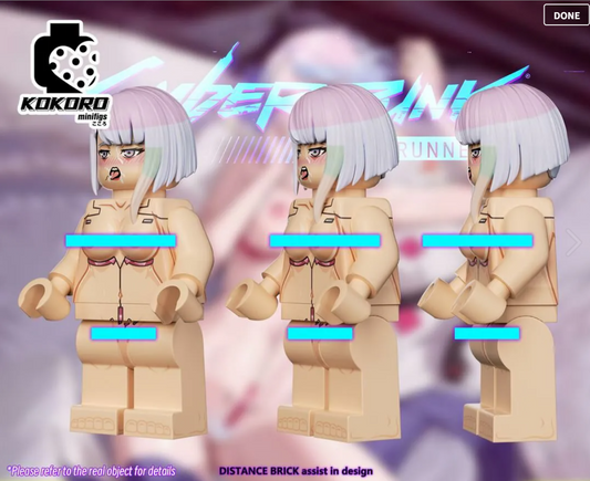 Kokoro Minifigs Lucy (Cyberpunk: Edgerunners)