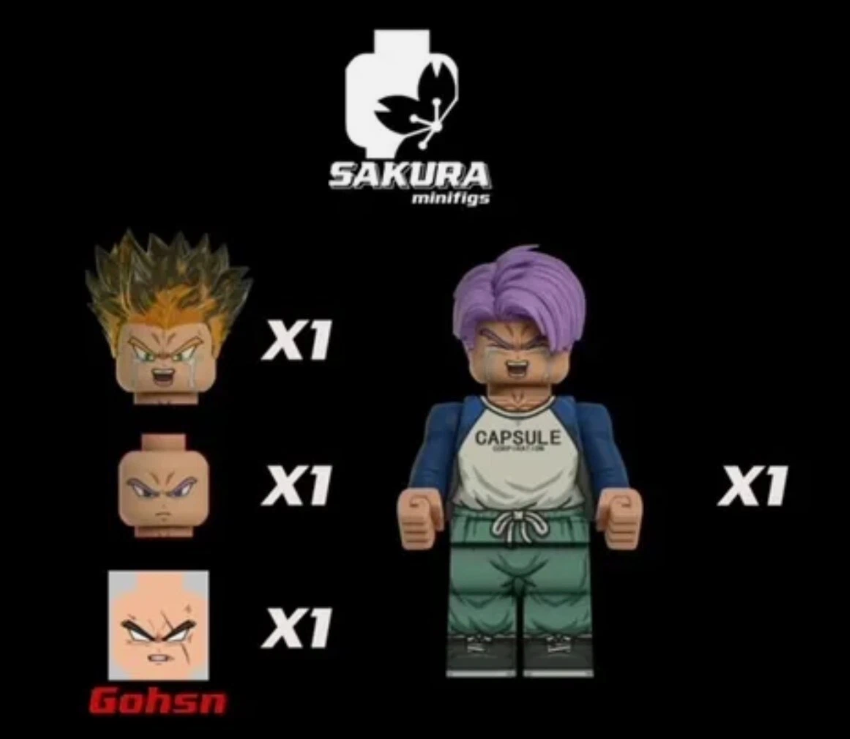 Sakura Brick Young Trunks (Dragonball Z)