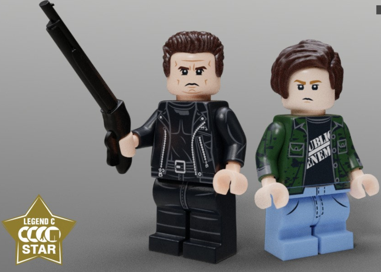 LCM Terminator T2 Minifigure Set