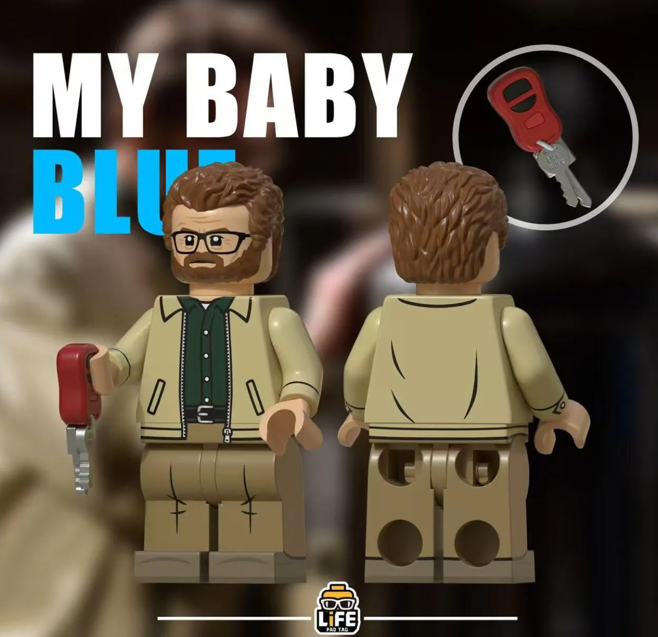 Lifebrick Breaking Bad - Walter White (My Baby Blue)