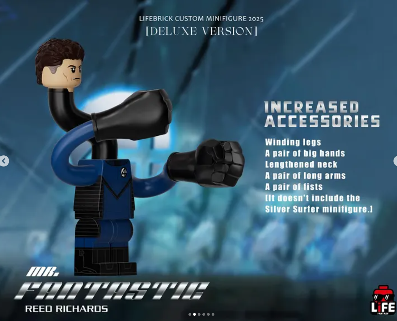 Lifebrick Fantastic Four DELUXE Set (2005 Movie Edition)