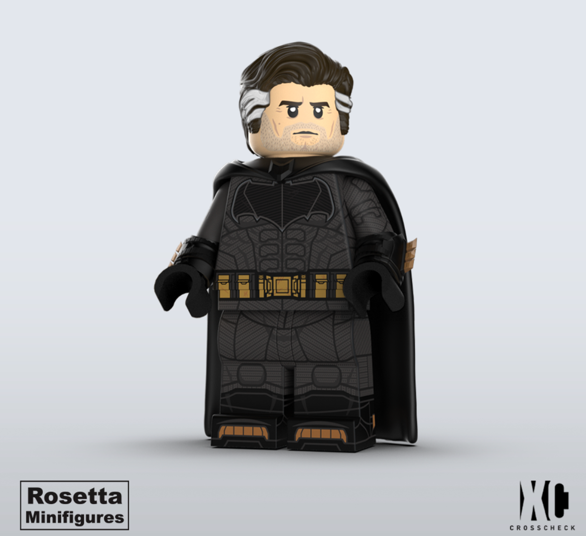 Crosscheck x Rosetta Minifigures Batman (Justice League Version)