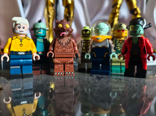 Attic Brick Creature Commandos - Complete Set of 7