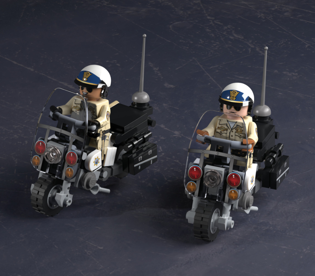 Brickmania CHP Motorcyle Duo Building Kit